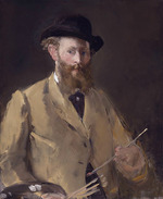 Manet, Édouard - Selbstbildnis mit Palette