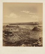 Méhédin, Léon-Eugène - Blick auf die Docks. Aus: Souvenir de la Guerre de Crimee