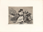 Goya, Francisco, de - Los Desastres de la Guerra (Die Schrecken des Krieges), Blatt 9: No quieren (Sie wollen nicht)