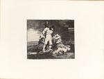 Goya, Francisco, de - Los Desastres de la Guerra (Die Schrecken des Krieges), Blatt 15: Y no hai remedio (Und es gibt keine Hilfe dagegen)