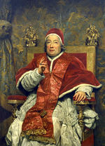 Mengs, Anton Raphael - Porträt von Papst Clemens XIII. (1693-1769)