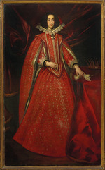 Unbekannter Künstler - Porträt von Vittoria della Rovere (1622-1694)