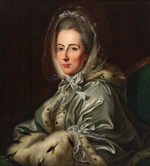 Tischbein, Johann Heinrich, der Ältere - Porträt von Christiane Henriette von Pfalz-Zweibrücken-Birkenfeld, Fürstin von Waldeck und Pyrmont (1725-1816)