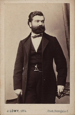 Löwy, Josef - Porträt von Dirigent und Komponist Matteo Salvi (1816-1887)