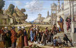Carpaccio, Vittore - Die Weihe des Heiligen Stephanus zum Diakon