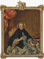 Tischbein, Johann Heinrich, der Ältere - Pfalzgräfin Karoline von Nassau-Saarbrücken (1704-1774), Herzogin von Pfalz-Zweibrücken