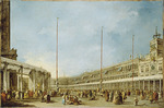 Guardi, Francesco - Doge Alvise IV Mocenigo bei der Fronleichnamsprozession auf dem Markusplatz