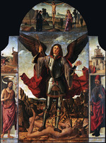 Pagano, Francesco - Der heilige Michael mit Vita (Polyptychon)
