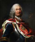 Tischbein, Johann Heinrich, der Ältere - Bildnis von Landgraf Wilhelm VIII. von Hessen-Kassel (1682-1760)