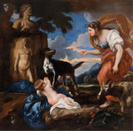 Castiglione, Giovanni Benedetto - Die Auffindung des Kyros