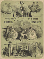 Chéret, Jules - Plakat für die Operette La vie parisienne (Pariser Leben) von Jacques Offenbach