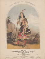 J.H. Bufford's Lith. - Der Tod von Minnehaha, aus Longfellows Das Lied von Hiawatha Partitur von Charles Crozat Converse