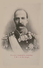 Unbekannter Fotograf - Porträt von Georg I. (1845-1913), König der Hellenen