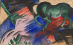 Marc, Franz - Grünes Pferd