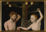 Cranach, Lucas, der Ältere - Adam und Eva