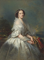 Winterhalter, Franz Xavier - Porträt von Elzbieta (Eliza) Krasinska, geb. Branicka (1820-1876)
