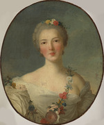David, Jacques Louis, (Schule) - Porträt von Louise Henriette de Bourbon (1726-1759), Herzogin von Orléans
