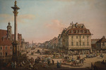 Bellotto, Bernardo - Blick auf Krakowskie Przedmiescie und die Sigismundsäule