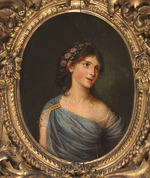 Guttenbrunn, Ludwig - Porträt der Warwara Iwanowna Ladomirskaja (1785-1840), der späteren Fürstin Naryschkina