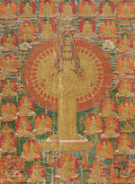 Tibetische Kultur - Thangka des tausendarmigen Avalokiteshvara
