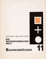 Moholy-Nagy, Laszlo - Titelseite Die gegenstandslose Welt von Kasimir Malewitsch