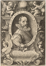 Goltzius, Hendrick - Porträt von Künstler Hans Bol (1534-1593)