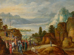 Momper, Joos de, der Jüngere - Gebirgslandschaft mit dem Schuss von Wilhelm Tell