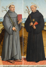 Savoldo, Giovanni Girolamo (Girolamo da Brescia) - Der Heilige Antonius von Padua. Der Heilige Nikolaus von Tolentino