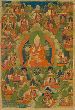 Tibetische Kultur - Thangka des Tsongkhapa