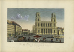 Courvoisier-Voisin, Henri - Vue de la place de l'église Saint-Sulpice