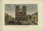 Courvoisier-Voisin, Henri - Vue du portail de l'église Notre-Dame, prise du parvis