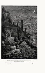 Unbekannter Künstler - Illustration aus Les terres du ciel; voyage astronomique sur les autres mondes von Camille Flammarion