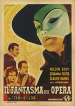 Carfagni, Federico - Filmplakat Il fantasma dell'Opera (Phantom der Oper) von Arthur Lubin