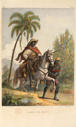 Rugendas, Johann Moritz - Kopfgeldjäger (Capitão do mato). Aus Voyage pittoresque dans le Brésil
