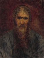 Krarup, Theodora - Porträt von Grigori Jefimowitsch Rasputin (1869-1916)