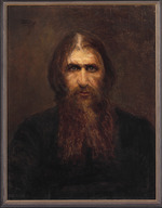 Krarup, Theodora - Porträt von Grigori Jefimowitsch Rasputin (1869-1916) als der heilige Mann
