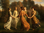 Janmot, Louis - Le Poème de l'âme (Das Gedicht der Seele). Rayons de soleil (Sonnenlicht)