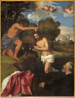 Tizian - Die Taufe Christi