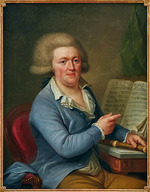 Wertmüller, Adolf Ulrik - Porträt von Komponist Francesco Antonio Uttini (1723-1795) 