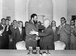 Unbekannter Fotograf - Nikita Chruschtschow und Fidel Castro in Moskau 1963