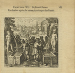 Merian, Matthäus, der Ältere - Emblem 40. Aus zwei Wassern mach eines, und es wird sein das Wasser der Gesundheit. Aus Atalanta fugiens von Michael Maier