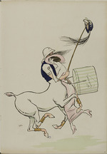 Sem, (Georges Goursat) - Coco und Boy Capel. Aus Album Tangoville-sur-mer   