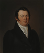 Lindh, Johan Erik - Porträt von Nikolai Sinebrychoff (1788-1848)