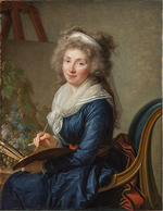 Vigée Le Brun, Louise Élisabeth - Porträt von Marquise de Grollier, geb. Charlotte Eustache Sophie de Fuligny-Damas (1741-1828)