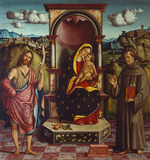 Agabiti, Pietro Paolo - Madonna und Kind mit Heiligen Johannes dem Täufer und Antonius von Padua