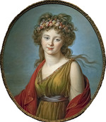 Vigée Le Brun, Louise Élisabeth - Porträt von Anna Flora Gräfin von Kageneck (1779-1857)