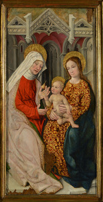 Lonhy, Antoine de - Madonna und Kind mit der Heiligen Anna