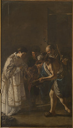 Serodine, Giovanni - Heiliger Laurentius verteilt Almosen