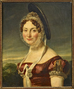 Rouget, Georges - Porträt von Opernsängerin Marie-Julie Halligner (1786-1850)