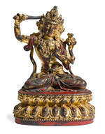 Tibetische Kultur - Statue des Bodhisattva Manjusri (Munsu Bosal)